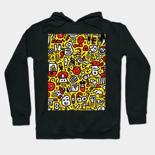 The Yellow Side of Doodles Hoodie